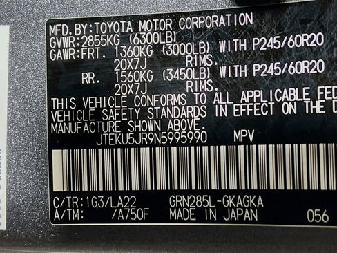 Certified 2022 Toyota 4Runner Limited image 29