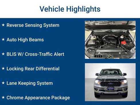 Used 2022 Ford Ranger XLT w/ Equipment Group 301A Mid image 3