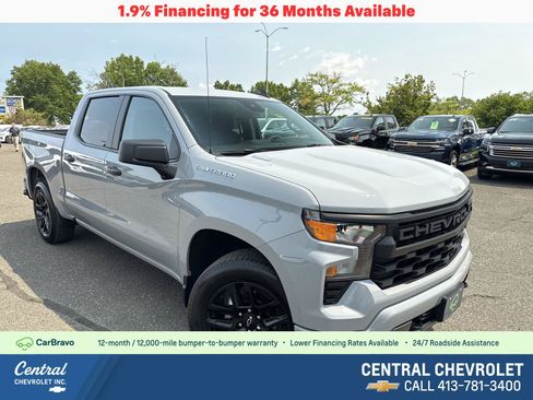 Certified 2025 Chevrolet Silverado 1500 Custom AWD/4WD image 1