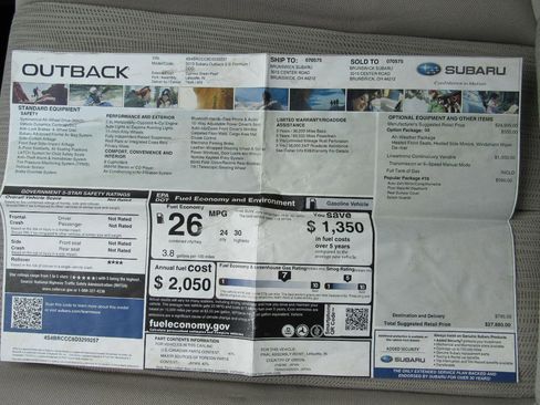 Used 2013 Subaru Outback 2.5i Premium w/ Popular Pkg 1B AWD/4WD image 21