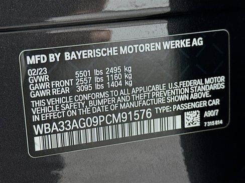 Certified 2023 BMW 530e xDrive w/ M Sport Package image 33