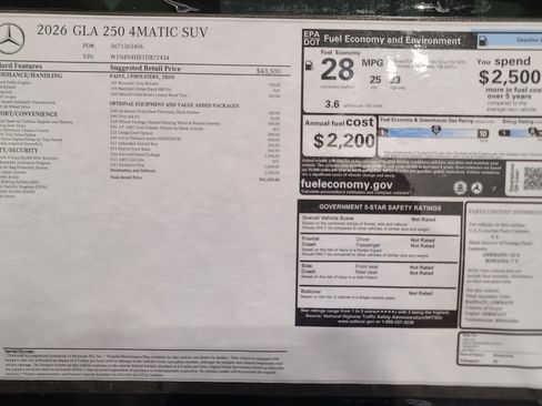 New 2026 Mercedes-Benz GLA 250 4MATIC image 29