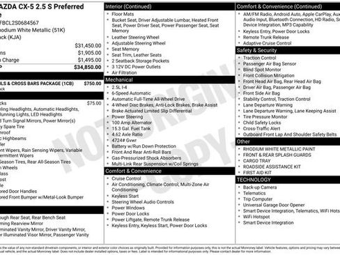 Certified 2025 MAZDA CX-5 AWD 2.5 S image 36