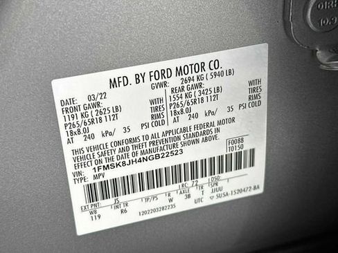 Used 2022 Ford Explorer Timberline image 25