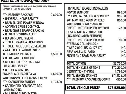 Certified 2022 GMC Sierra 1500 AT4 w/ AT4 Premium Package AWD/4WD image 4