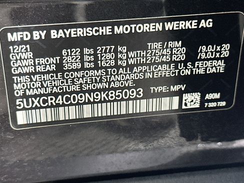 Used 2022 BMW X5 sDrive40i w/ Premium Package RWD image 12
