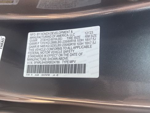 Used 2024 Honda Odyssey EX-L image 23
