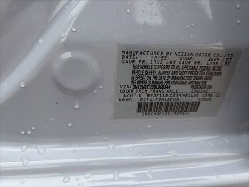 New 2025 Nissan Versa SV w/ Trunk Package FWD image 24