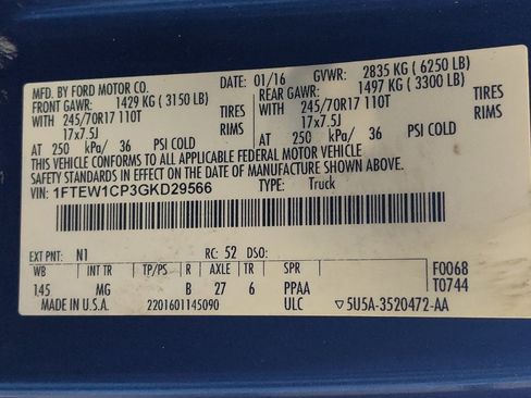 Used 2016 Ford F150 XLT RWD image 33