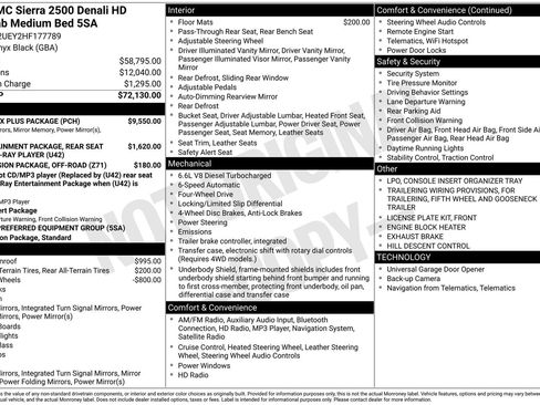 Used 2017 GMC Sierra 2500 Denali w/ Duramax Plus Package image 9