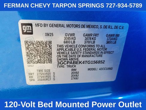 New 2026 Chevrolet Silverado 1500 Custom w/ Turbomax Blackout Package image 23