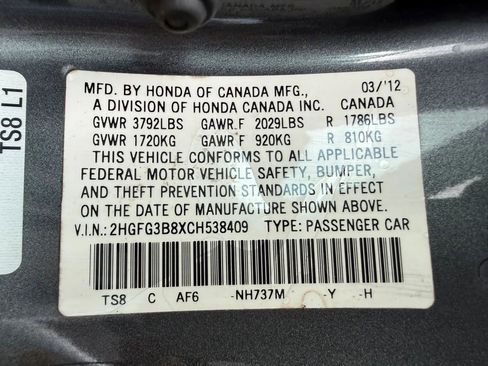 Used 2012 Honda Civic EX image 29