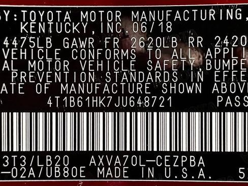 Used 2018 Toyota Camry XSE FWD image 23