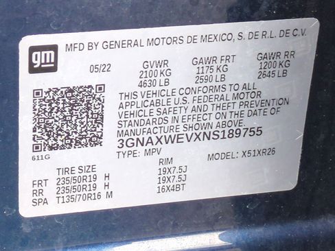 Certified 2022 Chevrolet Equinox RS image 34