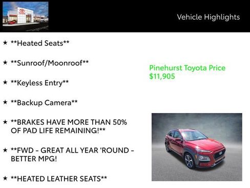 Used 2018 Hyundai Kona Limited image 13