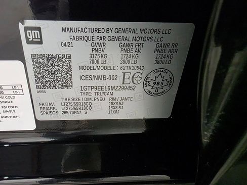 Used 2021 GMC Sierra 1500 AT4 w/ AT4 Value Package image 45