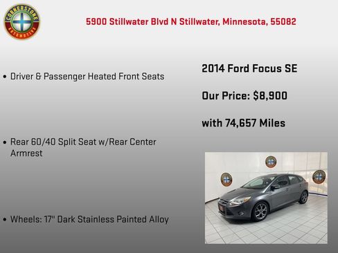 Used 2014 Ford Focus SE w/ Equipment Group 201A FWD image 17