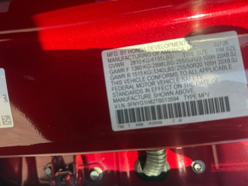 New 2026 Honda Pilot EX-L image 35