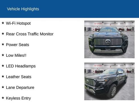 Used 2024 Toyota Tacoma Limited w/ Limited Package (LT) AWD/4WD image 2
