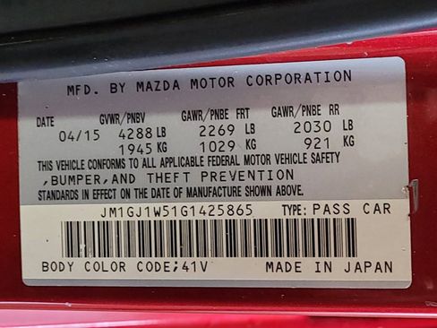 Used 2016 MAZDA MAZDA6 Grand Touring w/ GT Technology Package image 33