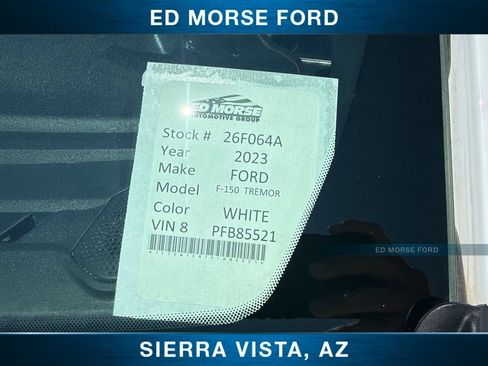 Certified 2023 Ford F150 Tremor w/ Equipment Group 402A High AWD/4WD image 2