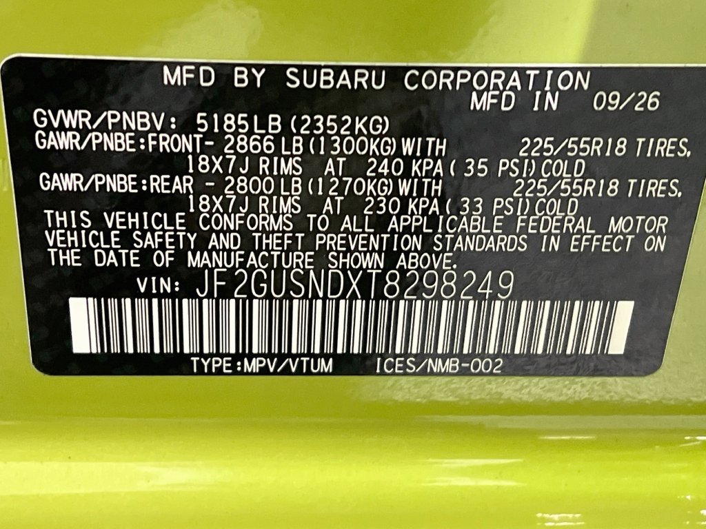 New 2026 Subaru Crosstrek 2.5i Limited AWD/4WD image 24