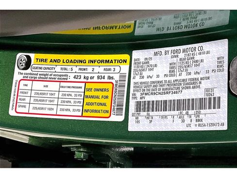 New 2025 Ford Bronco Sport Outer Banks w/ Sasquatch Outer Banks Package image 44