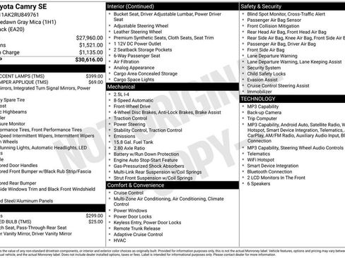 Used 2024 Toyota Camry SE FWD image 5