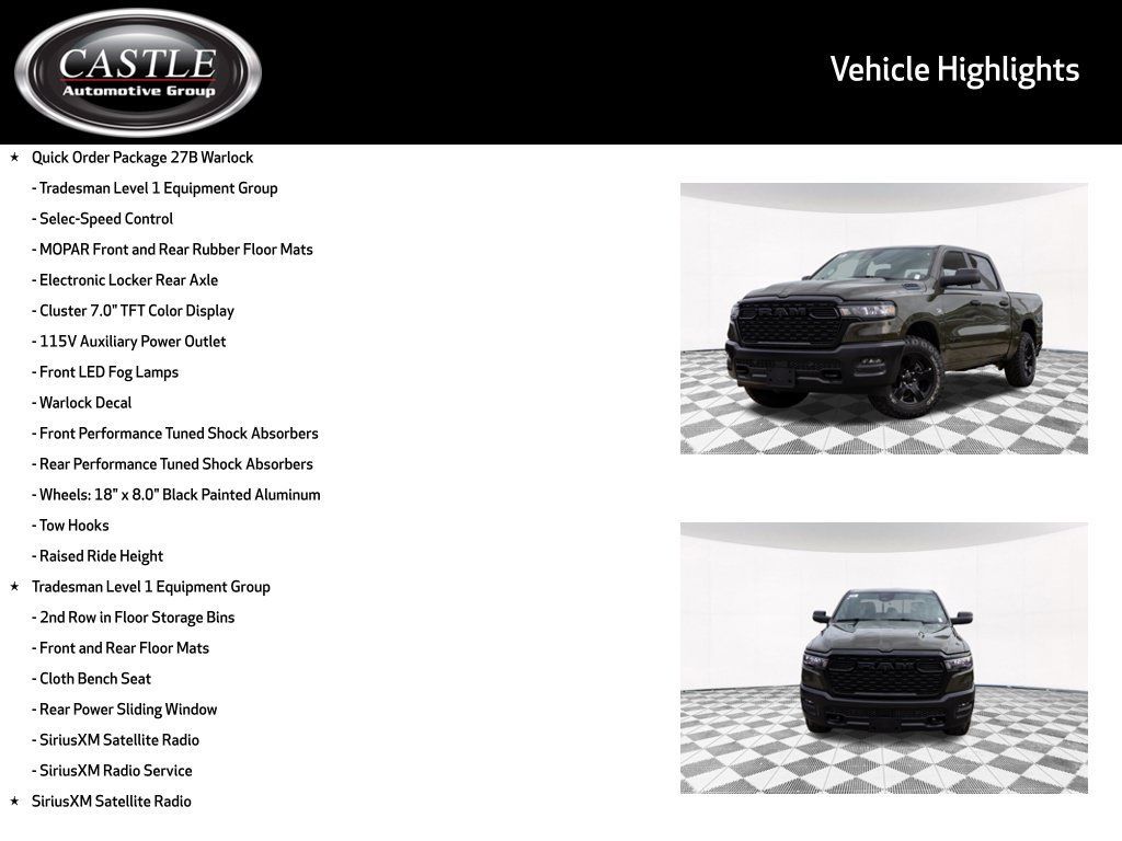 New 2026 RAM 1500 Warlock AWD/4WD image 3