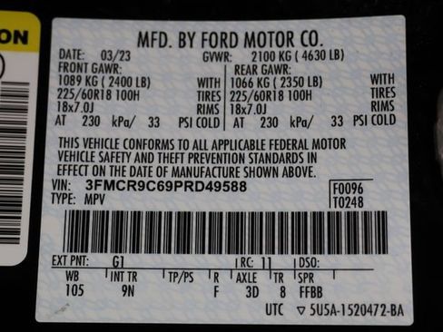 Used 2023 Ford Bronco Sport Outer Banks w/ Tech Package AWD/4WD image 29