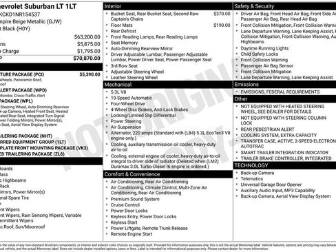 Used 2022 Chevrolet Suburban LT w/ LT Signature Package image 5