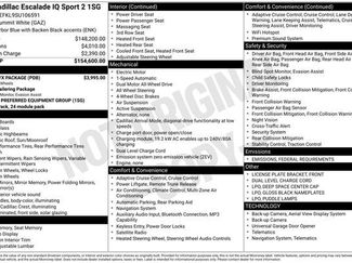 New 2025 Cadillac Escalade IQ Sport 2 w/ LPO, ONYX Package video 2
