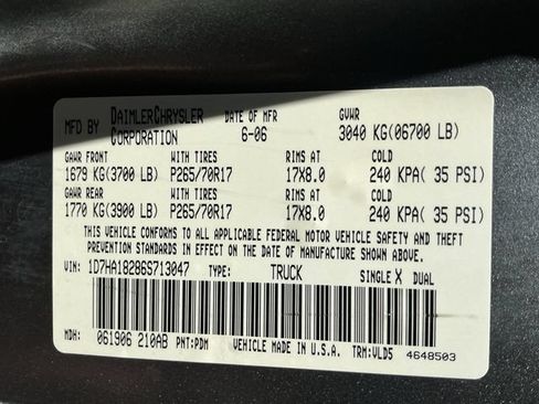 Used 2006 Dodge Ram 1500 Truck Laramie RWD image 23