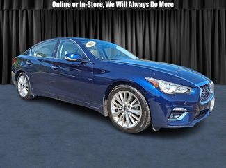 Used 2021 INFINITI Q50 Luxe w/ Cargo Package AWD/4WD video 1