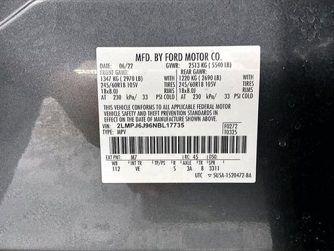 Used 2022 Lincoln Nautilus FWD image 35