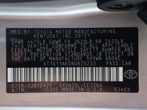 Used 2022 Toyota Camry SE FWD image 45