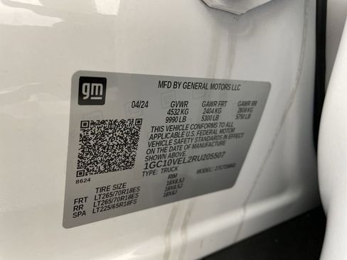 New 2024 Chevrolet Silverado EV W/T image 33