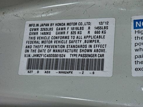 Used 2013 Honda CR-Z image 31