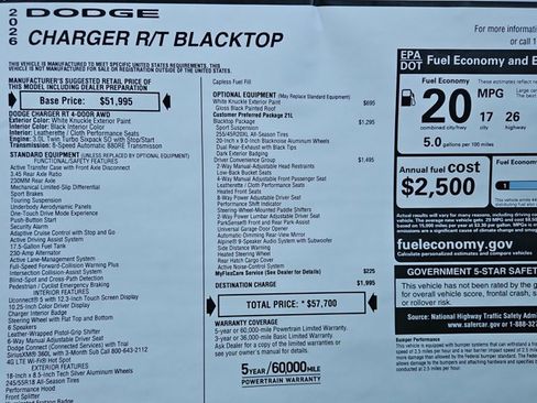New 2026 Dodge Charger R/T w/ Driver Convenience Group AWD/4WD image 18