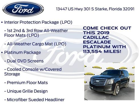 Used 2019 Cadillac Escalade Platinum image 30