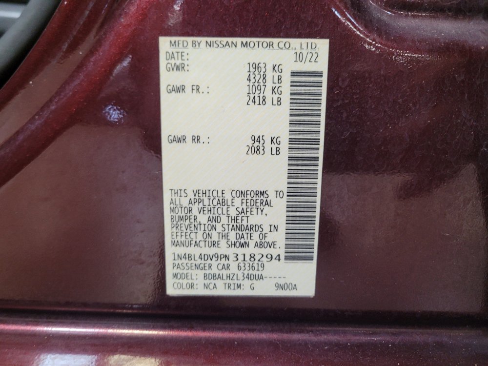 Used 2023 Nissan Altima 2.5 SV FWD image 33