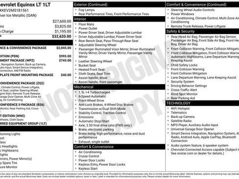 Used 2021 Chevrolet Equinox LT FWD image 37