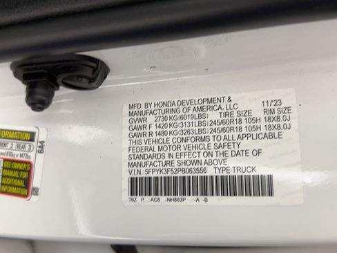 Used 2023 Honda Ridgeline RTL image 17