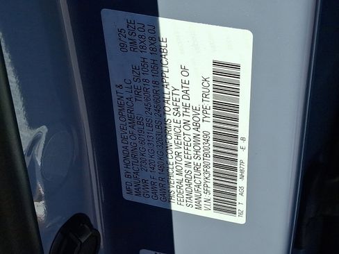 New 2026 Honda Ridgeline Black Edition image 15