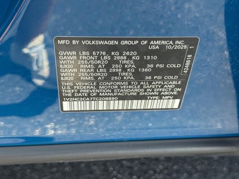 Used 2026 Volkswagen Atlas Cross Sport SE AWD/4WD image 26