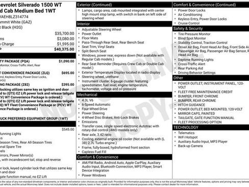 Used 2020 Chevrolet Silverado 1500 W/T w/ WT Safety Package image 32