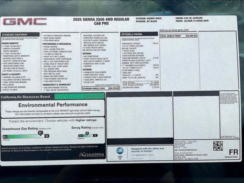 New 2025 GMC Sierra 2500 Pro w/ Convenience Package image 14