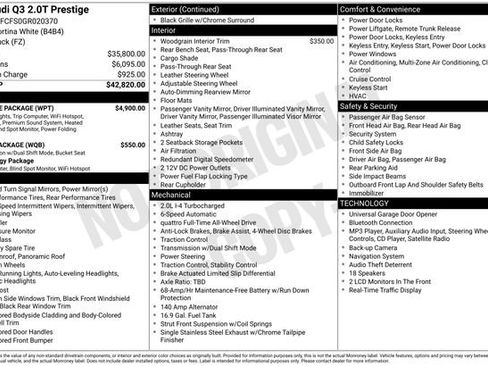 Used 2016 Audi Q3 2.0T Prestige w/ Prestige Package AWD/4WD image 26