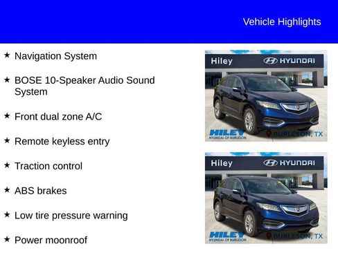Used 2017 Acura RDX FWD w/ Technology Package image 10