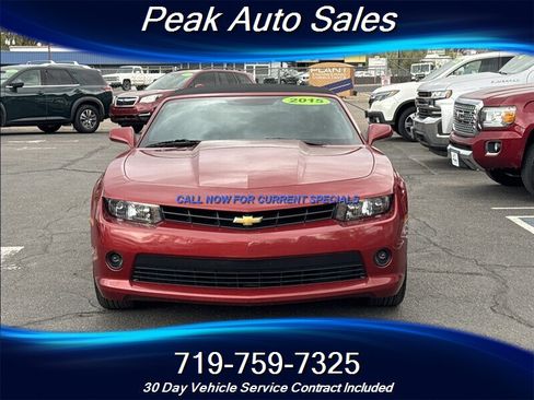 Used 2015 Chevrolet Camaro LT RWD image 4